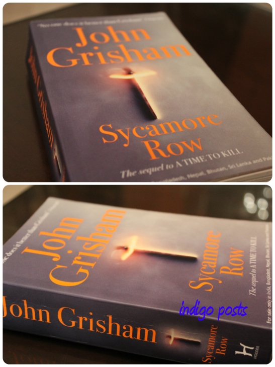 Reading John Grisham's Sycamore Row. One word review: Gripping!